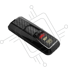 Флеш Диск 16GB USB Drive <USB 3.0> Silicon Power Blaze B50 Black Carbon (SP016GBUF3B50V1K)