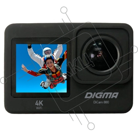 Экшн-камера Digma DiCam 880 черный