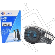 Картридж ленточный G&G GG-M21-750423 черный на белом 19.1x6.4 для Brady BMP21-PLUS, BMP21-LAB