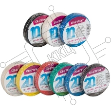 Изолента ПВХ 15мм (рул.20м) OIT-B15-20/BL черн. ОНЛАЙТ 71677