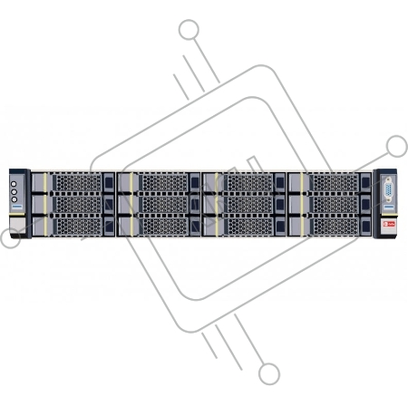 Сервер F+ tech FPD-15-SP-22033-CTO в составе: 2U 12x3.5