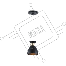 Светильник Ambrella light TR8468 BK/FGD черный/золото E27 max 60W D130*1000