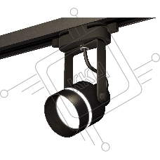 Светильник Ambrella light XT6602081 PBK/SBK/FR черный полированный/черный песок/белый матовый MR16 GU10 (C6602, N6229)