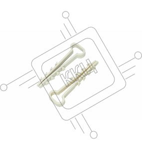 Дюбель-хомут нейлоновый прямоугольный PROconnect 5-10 мм, белый, упаковка 100 шт.