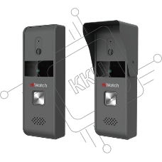 Видеодомофон Hikvision DS-D100KF белый