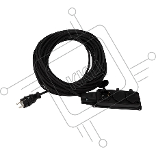 Удлинитель-шнур Rexant КГ 3х1.5, 20 м, 3 гнезда, морозостойкий, с/з, 16 А, 3500 Вт, IP44 (Сделано в России)