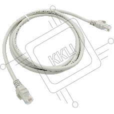 Патч-корд Buro Basic UTP 4 пары cat6 CCA molded 2м серый RJ-45 (m)-RJ-45 (m)
