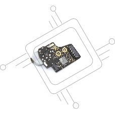 Аудио плата MacBook 12 Retina A1534 Early 2015 черная (923-00413 820-4049-B)