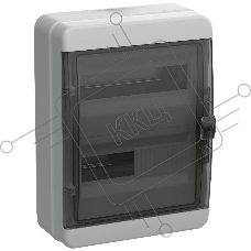Корпус пластиковый КМПн-24 IP65 черный прозрачная дверь TEKFOR IEK TF5-KP72-N-24-65-K03-K02