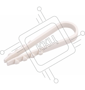 Дюбель-хомут 5-10 для круглого кабеля бел. (уп.100шт) PROCONNECT 07-4501-2