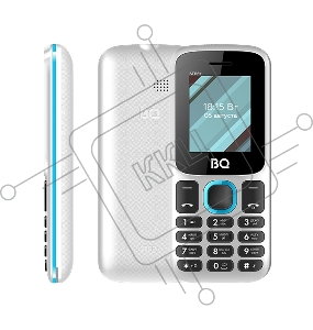 Мобильный телефон BQ 1848 Step+ Black/Blue SC6531E, 1, 208MHZ, ThreadX, 32 Mb, 32 Mb, 2G GSM 850/900/1800/1900, Bluetooth V2.1+EDR Экран: 1.77 