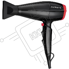 Фен SUPRA PHS-2017M черный/красный