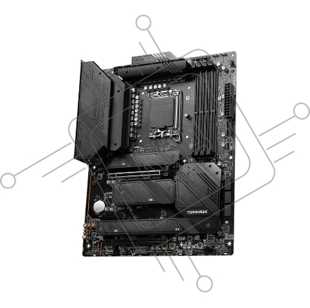 Материнская плата MSI MAG Z790 TOMAHAWK WIFI Soc-1700 Intel Z790 4xDDR5 ATX AC`97 8ch(7.1) 2.5Gg RAID+HDMI+DP