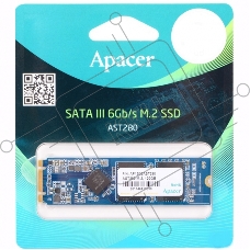 Накопитель SSD Apacer AST280, 480Gb, M.2 2280, SATA III, R/W 520/495