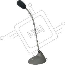 Микрофон Defender MIC-111 Микрофон компьютерный, серый, кабель 1,5 м 64111