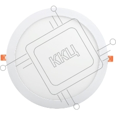 Светильник Iek LDVO0-1609-1-24-4000-K01 ДВО 1609 белый круг LED 24Вт 4000 IP20 {алюм. корпус, диам 295 мм}
