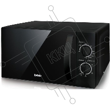 Микроволновая печь BBK 20MWG-739M/B чёрный, 20 л, 700 Вт, поворотный механизм