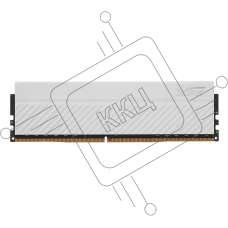 Оперативная память XPG Gammix D45, DDR4, 8GB (1x8GB), 3200MHz, CL16, UDIMM, с радиатором, белый