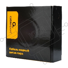 Кабель Cablexpert Россия, UPC-5051E-4-CU-OUT/100, UTP outdoor 4x2x0.51, медный, кат.5e, однож., 100м, box, черный