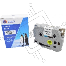 Картридж ленточный G&G GG-TZE251 черный на белом 24x8 для Brother 1010/1280/1280VP/2700VP