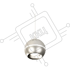 Светильник Ambrella XP1103001 SSL/SWH/MCH серебро песок/белый песок/хром матовый MR16 GU5.3 LED 3W 4200K
