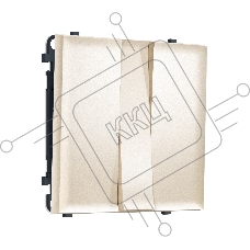 Комплект механизма 3-кл выключателя SIGMA Жемчужно-кремовый 10A-250V QUANT PRO (SP2450, PR133)