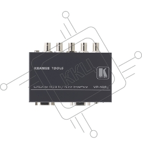 Преобразователь сигнала Kramer Electronics VP-102xl сигналов VGA в RGBHV и стерео аудио сигналов, регулятор уровня аудиосигнала (видео: 420MHz; аудио: >100kHz)