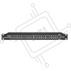 Коммутатор UBIQUITI ES-48-500W 48-портовый коммутатор с раздачей 24 В или 48 В на всех портах! Суммарно выдаваемая мощность на портах 500 Вт!