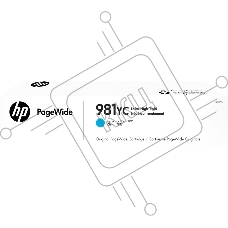 Картридж струйный HP 981YС голубой Extra High Yield