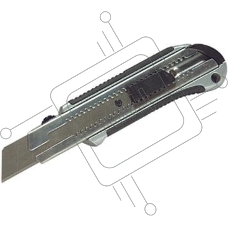 Нож MATRIX 78959 25мм выдвижное лезвие усиленная метал. направляющая метал. обрезин. ручка master