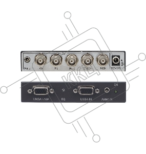 Преобразователь сигнала Kramer Electronics VP-102xl сигналов VGA в RGBHV и стерео аудио сигналов, регулятор уровня аудиосигнала (видео: 420MHz; аудио: >100kHz)