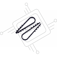 Дюбель-хомут нейлоновый PROconnect 11-18 мм, черный, упаковка 100 шт.