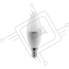 Лампа GAUSS LED Elementary Candle 6W E14 2700K Арт. LD 33116