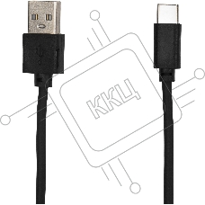 Кабель SunWind USB (m)-USB Type-C (m) 1м черный блистер