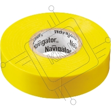 Изолента ПВХ 19мм (рул.20м) жел. NIT-A19-20/Y Navigator 71112