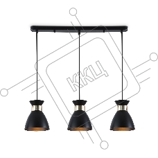Светильник Ambrella light TR8469/3 BK/FGD черный/золото E27/3 max 60W 550*135*1000