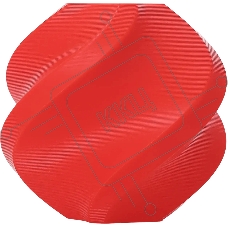Пластик Bambu lab : PETG Basic plastic, color red, on reusable spool