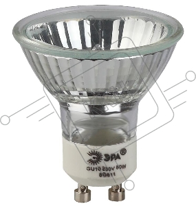 Лампа галогенная ЭРА GU10-JCDR (MR16) -35W-230V  (10/200/4800)