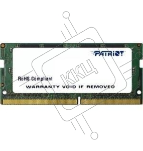 Оперативная память Patriot 8Gb DDR4 2133MHz SO-DIMM PC4-17000 PSD48G213381S RTL CL15  260-pin 1.2В