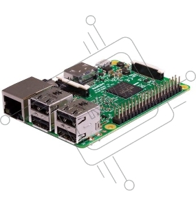 Одноплатный компьютер Raspberry Pi 3 Model B (RA432, E14 version) Retail, 1GB RAM, Quad Core 1.2GHz Broadcom BCM2837 64bit CPU, WiFi, Bluetooth, 40-pin extended GPIO, 4x USB 2.0, HDMI, CSI camera port, DSI display port, Micro SD port (Support Raspbian and