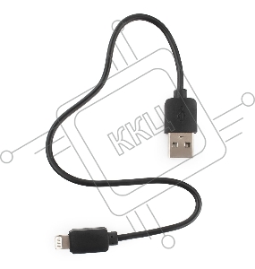 Кабель USB Гарнизон GCC-USB2-AP2-0.3M AM/Lightning, для iPhone5/6/7, IPod, IPad, 0.3м, черный, пакет