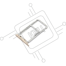 Лоток для SIM-карты Huawei Nova 2 золотой