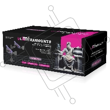 Кронштейн для мониторов Ultramounts UM742BP черный/фиолетовый 24