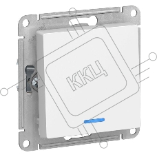 Механизм выключателя 1-кл. ATLAS DESIGN с подсветкой (сх.1а) 10АХ бел. SchE ATN000113