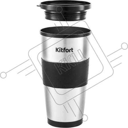 Кофеварка капельная Kitfort KT-729 650Вт черный/серебристый