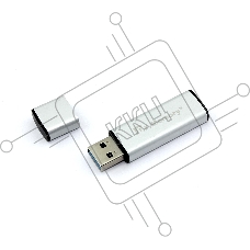 Флешка USB Dr. Memory 009 16Гб, USB 3.0, серебристый
