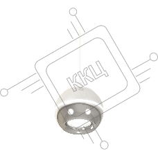 Светильник Ambrella XP1104001 PSL/SWH серебро полированное/белый песок MR16 GU5.3 LED 3W 4200K (A2301, C1104, N7012)