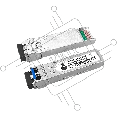 Оптический SFP Модуль 10G. Два волокна Single Mode. Скорость: 10 Гбит/c. Тип разъема: 2LC. Оптический бюджет: 15дБ. Расстояние передачи - до 20км. Рабочая длина волны,нм - Tx:1310/Rx:1310. Поддержка DDM. Размеры (ШхВхГ): 13,7x8,5x55,35мм. Рабочая температура: 0…+70°С.