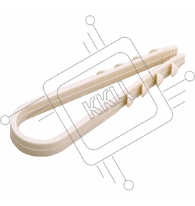 Дюбель-хомут нейлоновый PROconnect 11-18 мм, белый, упаковка 100 шт.