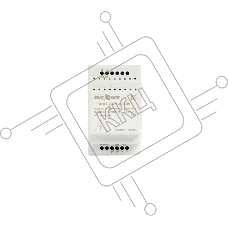 Источник питания SKAT-24-1.0 DIN 24В 1,3А АКБ внеш. 2х4,5-12Ач ток заряда 1,0–Iнагр. SKAT-24-1.0 DIN power supply 24V 1.3A battery ext. 2х4.5-12Ah charge current 1.0 – Iload.